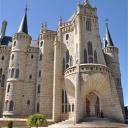 Het door Gaudi ontworpen bisschoppelijk paleis in Astorga