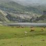 Lago Ercina, het eerste van de twee meren bij Covadonga
