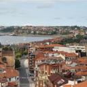 Uitzicht over Las Arenas vanaf de brug